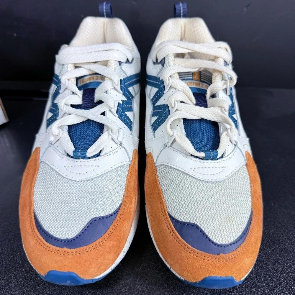 Karhu Fusion 2.0 Men's Size 8 Shoes Nugget‎ Lagoon Brown Green Unisex Sneakers - Picture 6 of 16